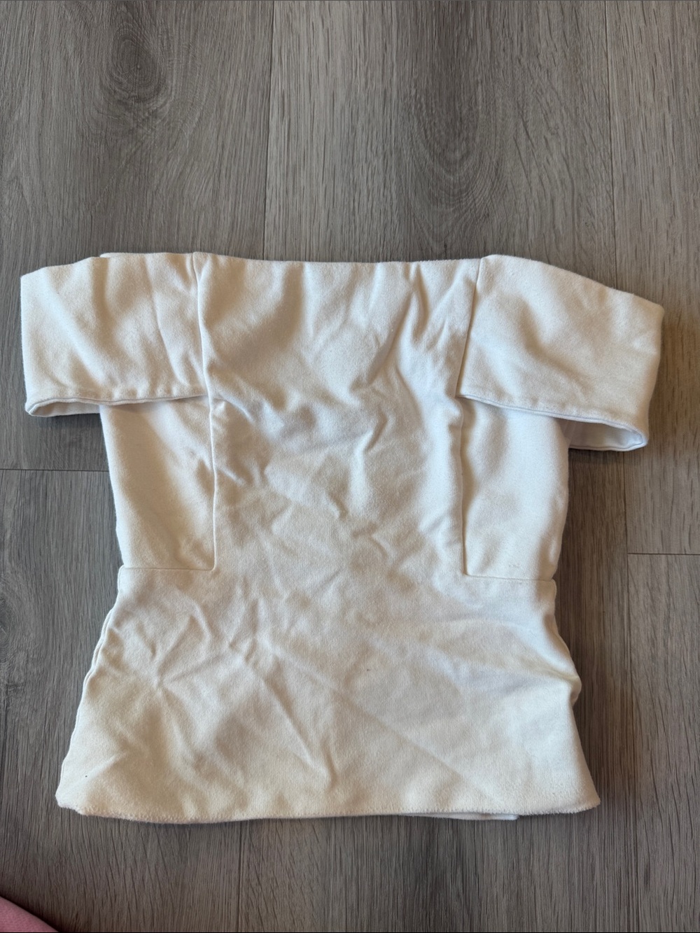 Off-Shoulder Cream Women's Tank Top